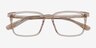 Basic Champagne AcetateEyeglass Frames from EyeBuyDirect, Closed View