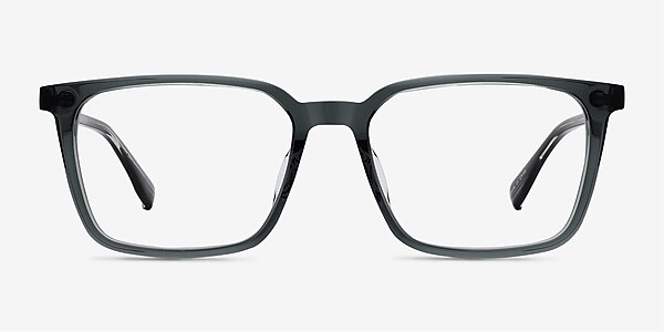 Basic Clear Gray   Black Acetate Eyeglass Frames