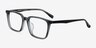 Basic Clear Gray   Black AcetateEyeglass Frames from EyeBuyDirect, Angle View
