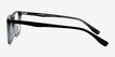 Basic Clear Gray Black AcetateEyeglass Frames from EyeBuyDirect, Side View
