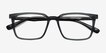 Basic Clear Gray Black AcetateEyeglass Frames from EyeBuyDirect, Closed View