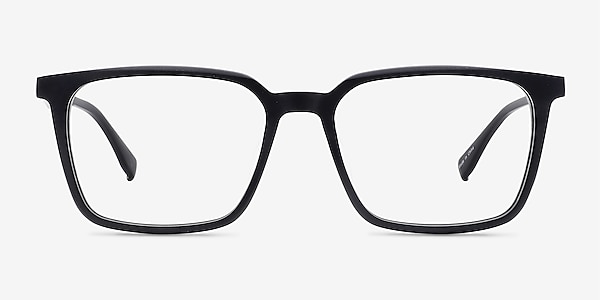 Basic Matte Black Acetate Eyeglass Frames