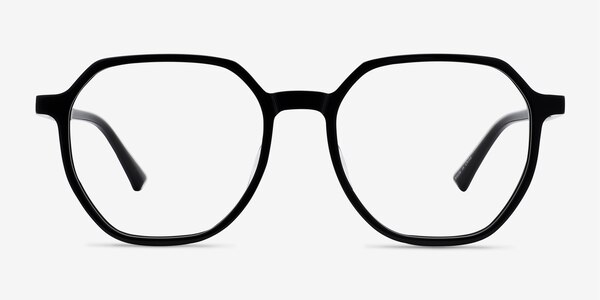 Tiki Noir Acétate Montures de lunettes de vue
