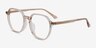 Tiki Champagne AcetateEyeglass Frames from EyeBuyDirect, Angle View