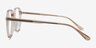 Tiki Champagne AcetateEyeglass Frames from EyeBuyDirect, Side View