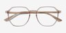 Tiki Champagne AcetateEyeglass Frames from EyeBuyDirect, Closed View