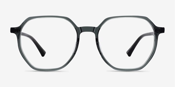 Tiki Clear Gray Acetate Eyeglass Frames