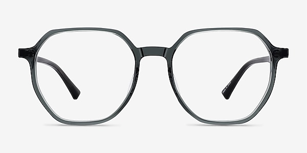 Tiki Clear Gray Acetate Eyeglass Frames