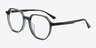 Tiki Clear Gray AcetateEyeglass Frames from EyeBuyDirect, Angle View