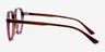Tiki Brown   Pink AcetateEyeglass Frames from EyeBuyDirect, Side View