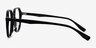 Oscar Black AcetateEyeglass Frames from EyeBuyDirect, Side View
