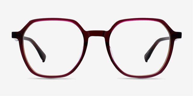 Oscar Brown   Pink AcétateMontures de lunettes de vue d'EyeBuyDirect, Vue de Face