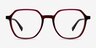 Oscar Brown   Pink AcétateMontures de lunettes de vue d'EyeBuyDirect, Vue de Face