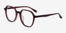 Oscar Brown   Pink AcétateMontures de lunettes de vue d'EyeBuyDirect, Vue d'Angle