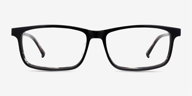 Jonas Black Striped AcetateEyeglass Frames from EyeBuyDirect, Front View