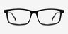 Jonas Black Striped AcetateEyeglass Frames from EyeBuyDirect, Front View