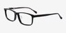 Jonas Black Striped AcetateEyeglass Frames from EyeBuyDirect, Angle View