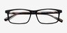 Jonas Black Striped AcetateEyeglass Frames from EyeBuyDirect, Closed View