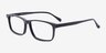 Jonas Matte Gray AcétateMontures de lunettes de vue d'EyeBuyDirect, Vue d'Angle