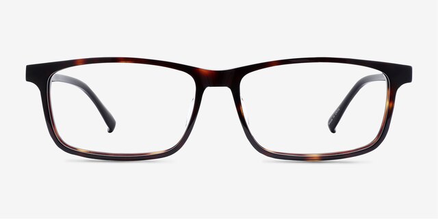 Jonas Tortoise   Black AcetateEyeglass Frames from EyeBuyDirect, Front View