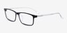 Jonas Black   Clear AcetateEyeglass Frames from EyeBuyDirect, Angle View