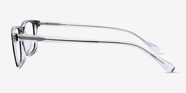 Jonas Black   Clear AcetateEyeglass Frames from EyeBuyDirect, Side View