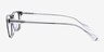 Jonas Black   Clear AcetateEyeglass Frames from EyeBuyDirect, Side View