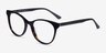 Cloris Black Tortoise AcetateEyeglass Frames from EyeBuyDirect, Angle View