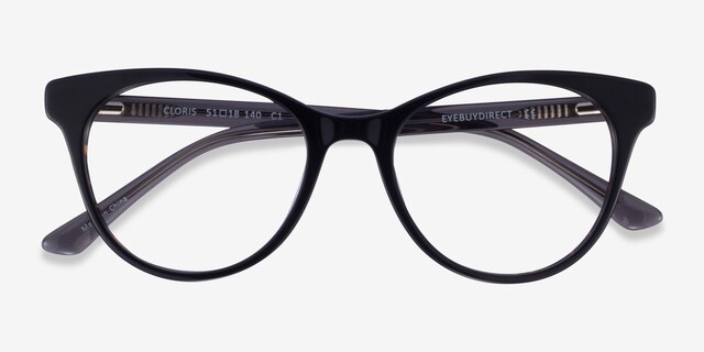 Cloris Black Tortoise AcetateEyeglass Frames from EyeBuyDirect, Closed View