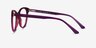 Cloris Purple Red AcetateEyeglass Frames from EyeBuyDirect, Side View