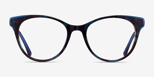 Cloris Blue Tortoise Acetate Eyeglass Frames