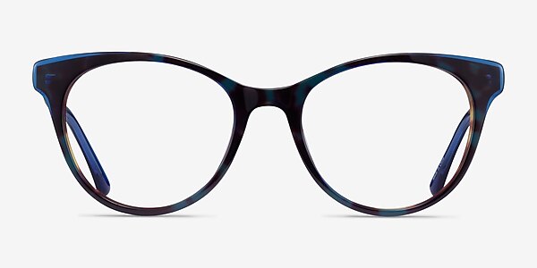 Cloris Blue Tortoise Acétate Montures de lunettes de vue