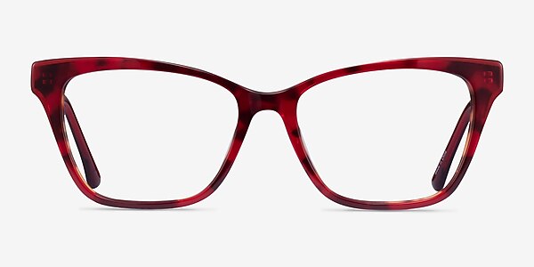 Jelly Red Tortoise Acetate Eyeglass Frames