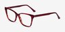 Jelly Red Tortoise AcetateEyeglass Frames from EyeBuyDirect, Angle View