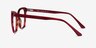 Jelly Red Tortoise AcetateEyeglass Frames from EyeBuyDirect, Side View