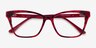 Jelly Red Tortoise AcetateEyeglass Frames from EyeBuyDirect, Closed View
