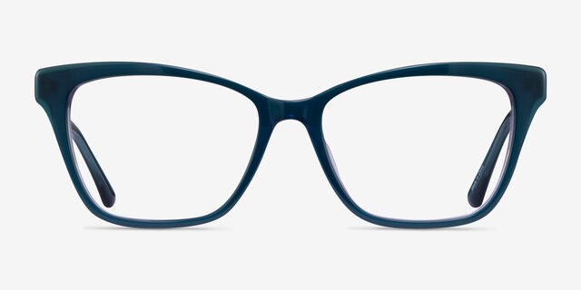 Jelly Teal Purple AcetateEyeglass Frames from EyeBuyDirect, Front View