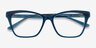 Jelly Teal Purple AcetateEyeglass Frames from EyeBuyDirect, Closed View