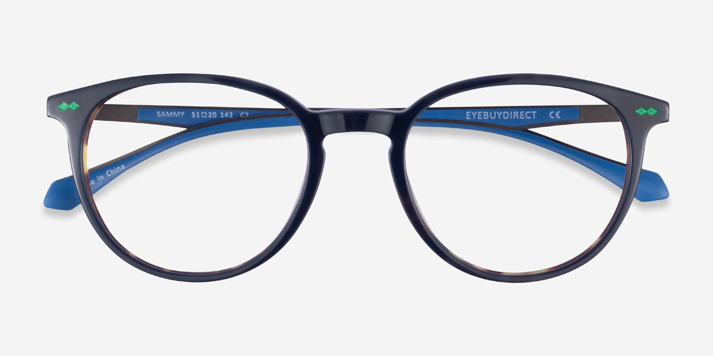 NEW FOSSIL women\'s sammy yr7 eyeglasses in dark blue fade to light blue Fossil Blue Eyeglass Frames for sale | eBay main image 2