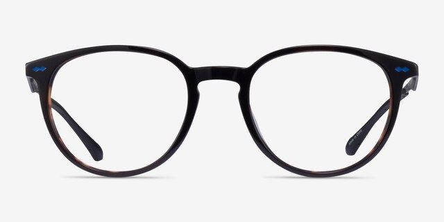 Sammy Tortoise Black AcetateEyeglass Frames from EyeBuyDirect, Front View