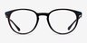 Sammy Tortoise Black AcetateEyeglass Frames from EyeBuyDirect, Front View