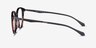 Sammy Tortoise Black AcetateEyeglass Frames from EyeBuyDirect, Side View