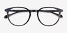 Sammy Tortoise Black AcetateEyeglass Frames from EyeBuyDirect, Closed View