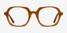 Faubourg Orange AcetateEyeglass Frames from EyeBuyDirect, Front View