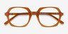 Faubourg Orange AcetateEyeglass Frames from EyeBuyDirect, Closed View