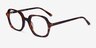 Faubourg Tortoise AcetateEyeglass Frames from EyeBuyDirect, Angle View