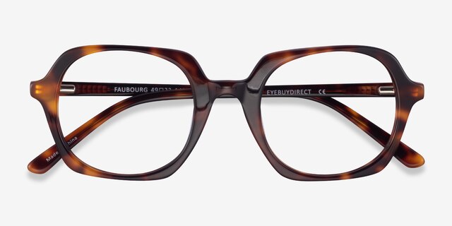 Faubourg Tortoise AcetateEyeglass Frames from EyeBuyDirect, Closed View