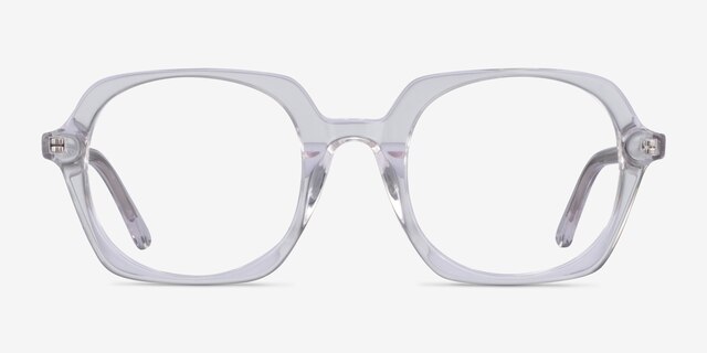 Faubourg Transparent AcétateMontures de lunettes de vue d'EyeBuyDirect, Vue de Face