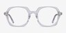 Faubourg Transparent AcétateMontures de lunettes de vue d'EyeBuyDirect, Vue de Face