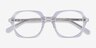 Faubourg Transparent AcétateMontures de lunettes de vue d'EyeBuyDirect, Vue Rapprochée